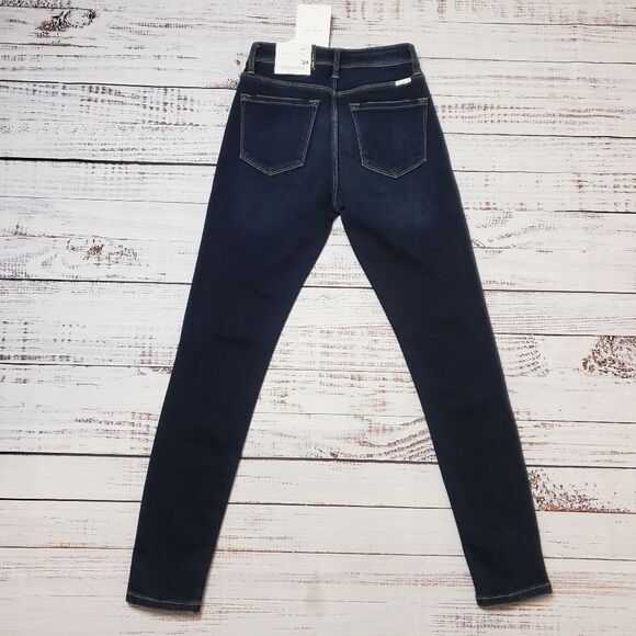 NWT KanCan Dark Wash Jeans NEW Eden dark wash button up - Picture 4 of 12